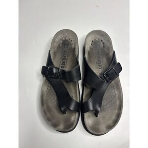 Mephisto Women's EU 36 US 6 Helen Slide Oiled Leather Sandals Slip On Casual